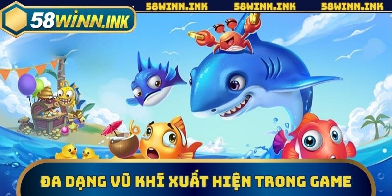 Đa dạng vũ khí xuất hiện trong game 5 Sao