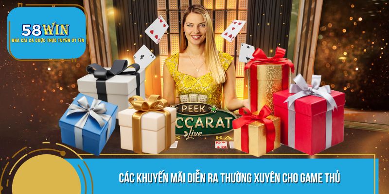 Các khuyến mãi diễn ra thường xuyên cho game thủ