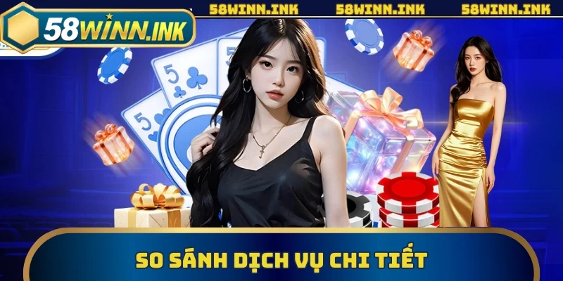 So sánh dịch vụ chi tiết
