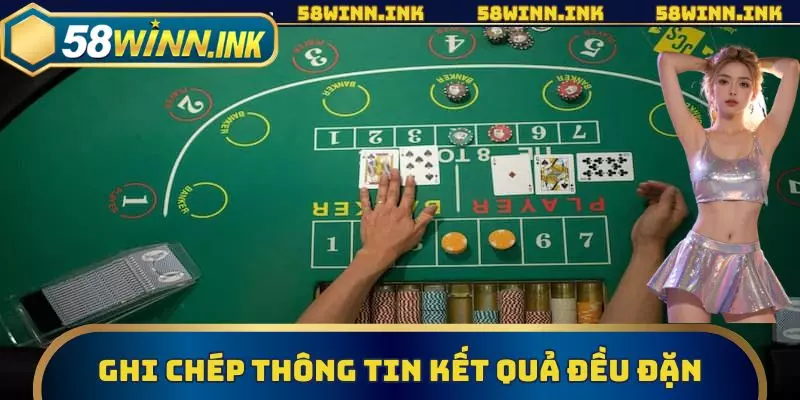 Ghi chép thông tin kết quả đều đặn